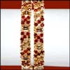 Red and White Stone Bangle -913 (2 Bangles) - Click here to View more details about this Product